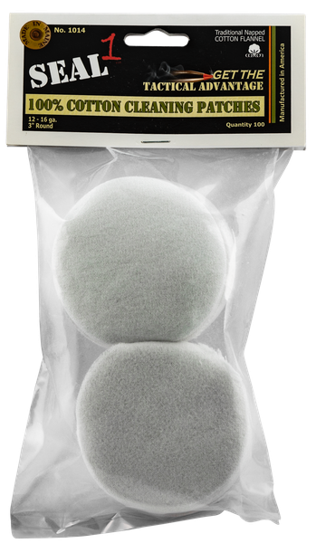 Seal 1 Cleaning Patches, Seal1 1014     12-16 Ga Cleaning Patch       100ct