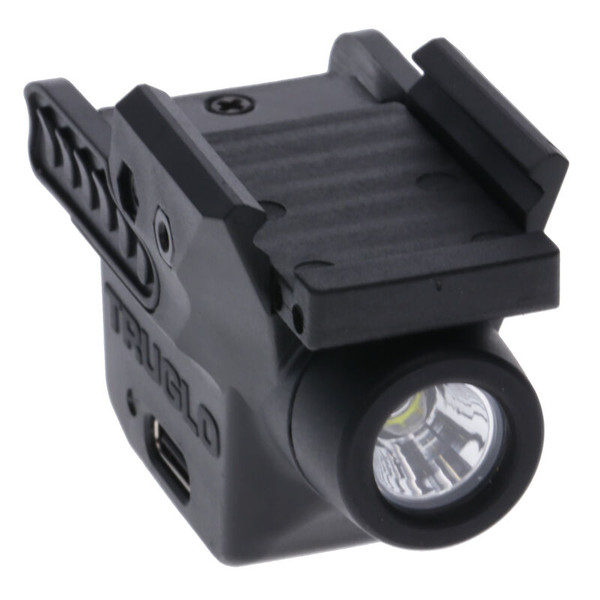 TRUGLO Sight-Line Handgun Light White LED Rechargeable Batteries Pistol Rail Mount Polymer Black