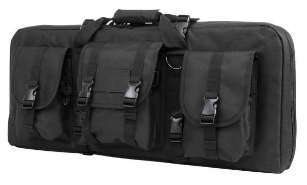 Vism AR15 and AK Deluxe Double Carbine Pistol Case-Black
