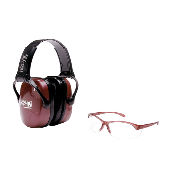 Howard Leight Womens Shooting Safety Combo Eye and Ear Kit