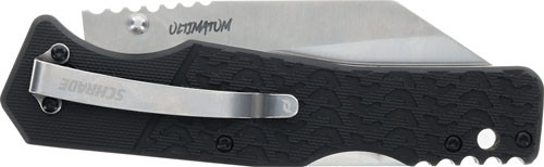 Schrade Ultimatum Folding Knife 1159318 Blade Length: 3.5 in, Closed Length: 4.5 in