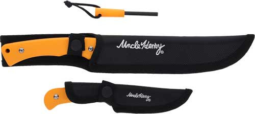 Uncle Henry Knife 2 Knife Set - W/ferro Rod Promoq3<
