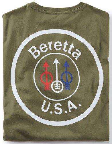 Beretta T-shirt Usa Logo - 2x-large Od Green