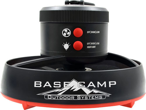 Mr.heater Basecamp Tent Fan W/ - L.e.d. Light 4d Batt Not Incl