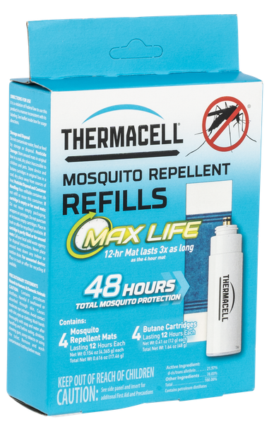 Thermacell Max Life, Ther L-4    Max Life Repellent Refills 48hours