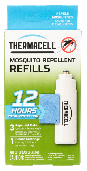 Thermacell Repellent Refill, Ther R1     Refill Single 3rep/1butane