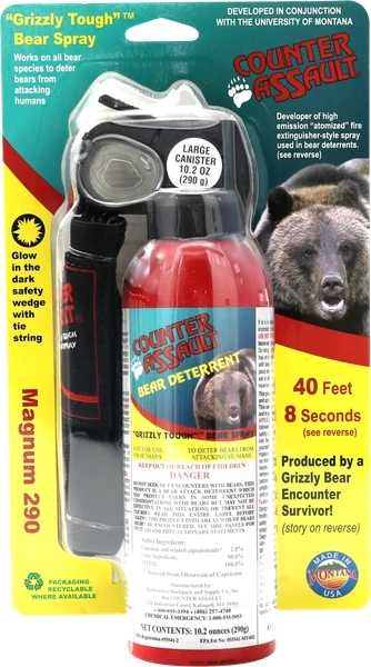 Counter Assault Bear Spray, Amk 15067035 Counter Assault Bear Spray 10.2 W/hol