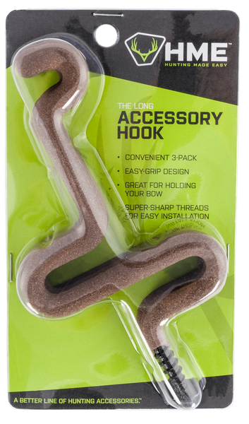 Hme Accessory Hook, Hme Lah-3          Long Acc Hook 3pk