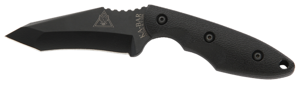 KA-BAR TDI Hell Fire Fixed 3.5 in Black Blade Zytel Handle