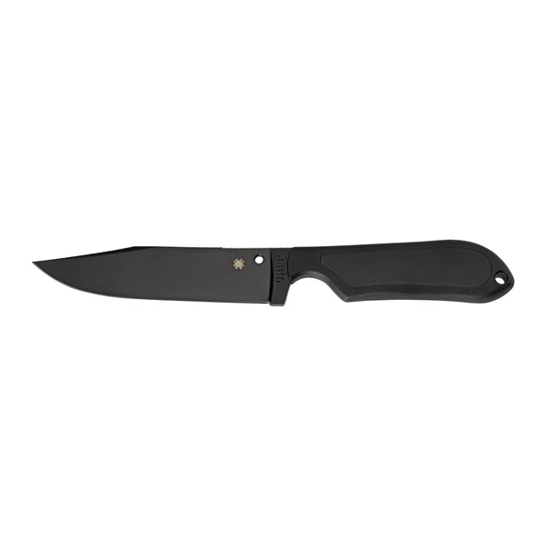 Spyderco Street Bowie 5.0 in Black Plain Black FRN Handle