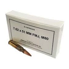 Armscor Precision .308 WIN/7.62 NATO, 147gr, FMJ - 20 Rounds [MPN: 50203]
