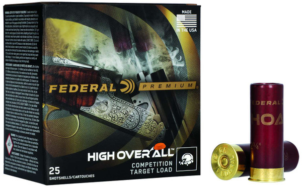 Federal Premium High Overall .410 BORE, 2-1/2in. 1/2oz. #8.5 Shot - 25 Rounds [MPN: HOA410H85]