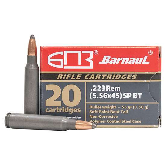 Barnaul .223 REM, 55gr, SP - 20 Rounds [MPN: BRN223REMSPBT55]