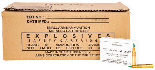 Armscor USA 5.56X45MM, 62gr, FMJ - 1000 rounds [MPN: 50173]