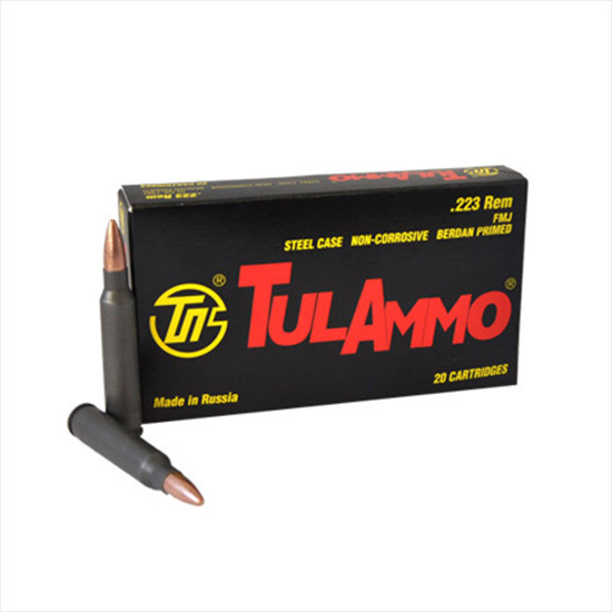 Tulammo .223 REM, 75gr, HP - 20 Rounds [MPN: TA223675]