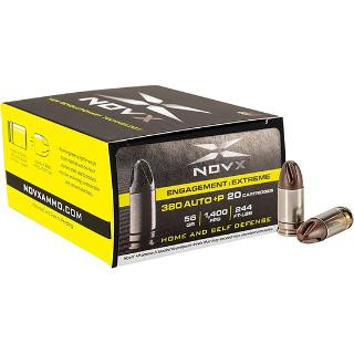 Novx Engagement Extreme .380 ACP, 56gr, Solid Copper - 20 Rounds [MPN: 380EEPSS20]