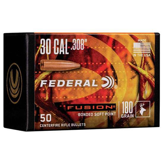 Federal Fusion .30 CAL, 180gr, SP - 50 Rounds [MPN: FB308F4]