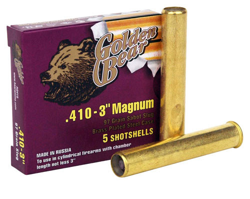 Golden Bear .410 BORE, 3in. Slug - 5 Rounds [MPN: AG41S5]
