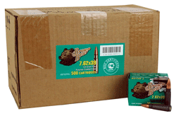 Brown Bear 7.62X39MM, 123gr, FMJ - 500 Rounds [MPN: AP762FMJ]