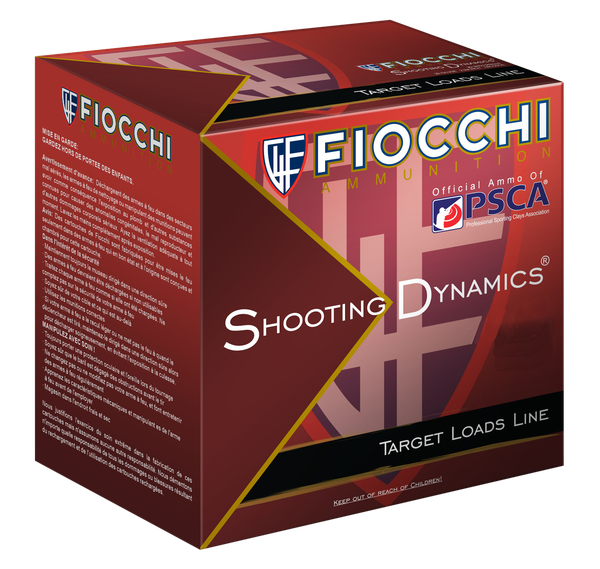 Fiocchi Shooting Dynamics Target Load 12 GA, 2-3/4in. 1oz. #7.5 Shot - 25 Rounds [MPN: 12SD1L75]