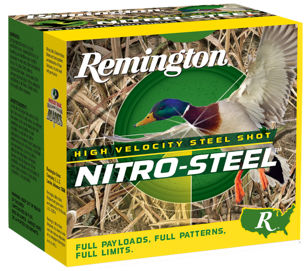 Remington Nitro Steel 12 GA, 3-1/2in. 1-1/2oz. #2 Shot - 25 Rounds [MPN: 20839]