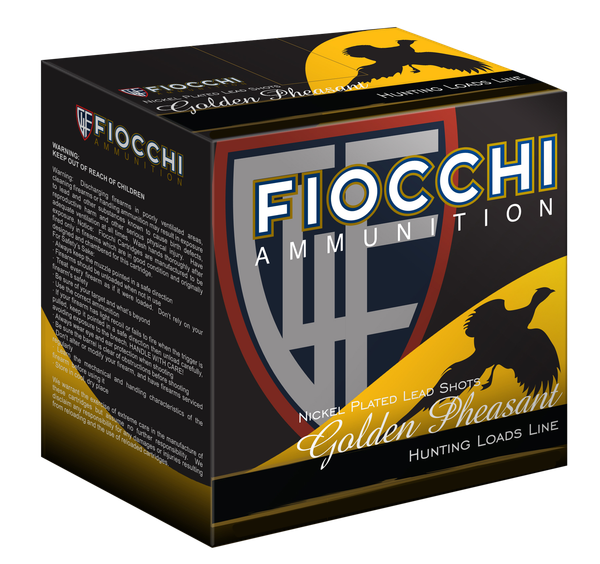 Fiocchi Golden Pheasant 12 GA, 2-3/4in. 1-3/8oz. #6 Shot - 25 Rounds [MPN: 12GP6]