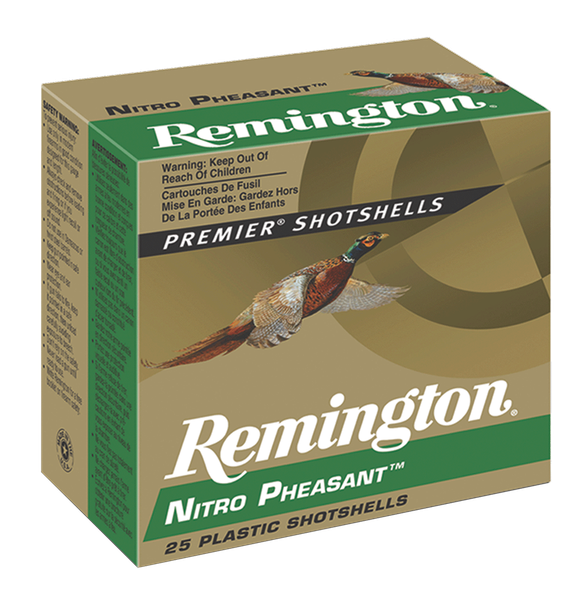 Remington Premier Nitro Pheasant 12 GA, 2-3/4in. 1-3/8oz. #4 Shot - 25 Rounds [MPN: 28632]