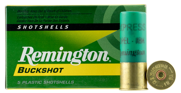 Remington Express 12 GA, 2-3/4in. Twelve Pellet 0 Buckshot - 5 Rounds [MPN: 20622] (47700019703)