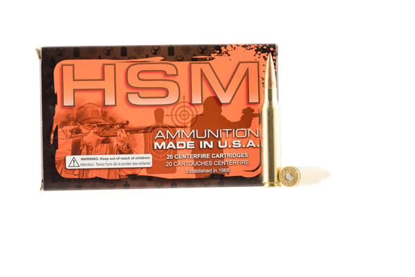 HSM .338 LAPUA MAGNUM, 250gr, HPBT - 20 Rounds [MPN: 338LAP2N]