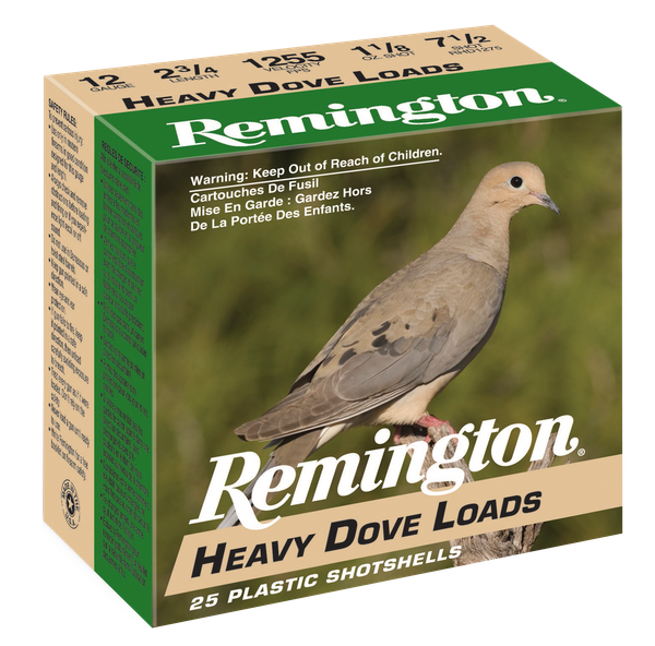 Remington Heavy Dove Load 20 GA, 2-3/4in. 1oz. #8 Shot - 25 Rounds [MPN: 28779]