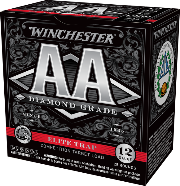 Winchester AA Diamond Grade 12 GA, 2-3/4in. 1-1/8oz. #7.5 Shot - 25 Rounds [MPN: AADGHA127]