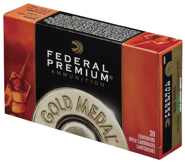 Federal Gold Medal .338 LAPUA MAGNUM, 300gr, HPBT - 20 Rounds [MPN: BM338LM2]