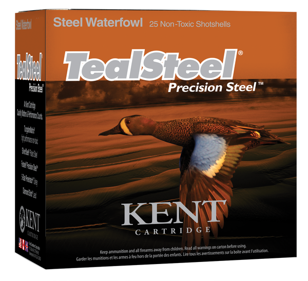 Kent Cartridge Teal Steel 12 GA, 3in. 1-1/4oz. #6 Shot - 25 Rounds [MPN: KTS123366]