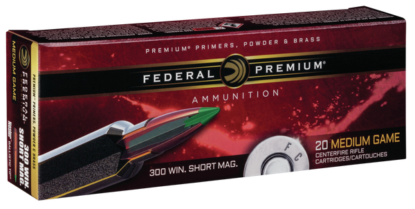 Federal Premium Vital-Shok .300 WSM, 180gr, Nosler Partition - 20 Rounds [MPN: P300WSMB]