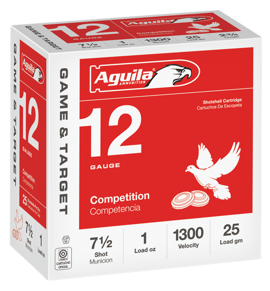Aguila Competition 12 GA, 2-3/4in. 1oz. #7.5 Shot - 25 Rounds [MPN: 1CHB1327]