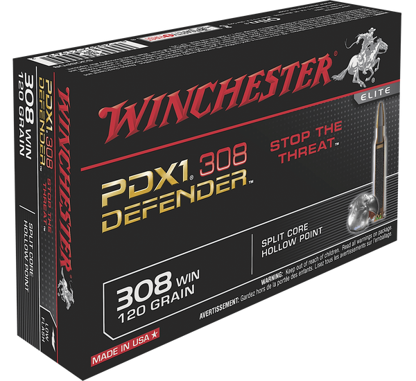 Winchester Defender .308 WIN/7.62 NATO, 120gr, pdb - 20 Rounds [MPN: S308PDB]
