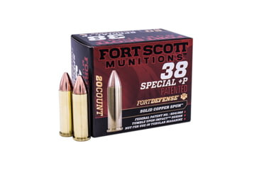 Fort Scott Munitions TUI .38 SPECIAL, 81gr, SCS - 20 Rounds [MPN: 38+P-081-SCV]