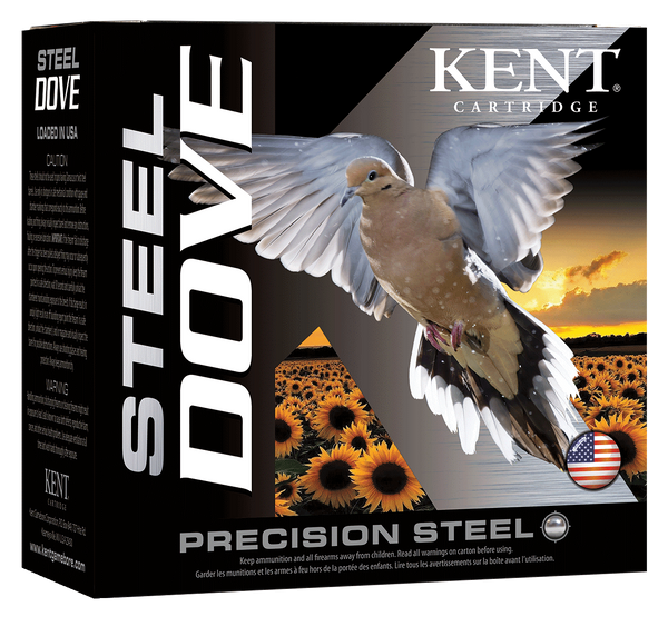 Kent Cartridge Steel Dove 12 GA, 2-3/4in. 1oz. #6 Shot - 25 Rounds [MPN: K12SD286] (656308110523)