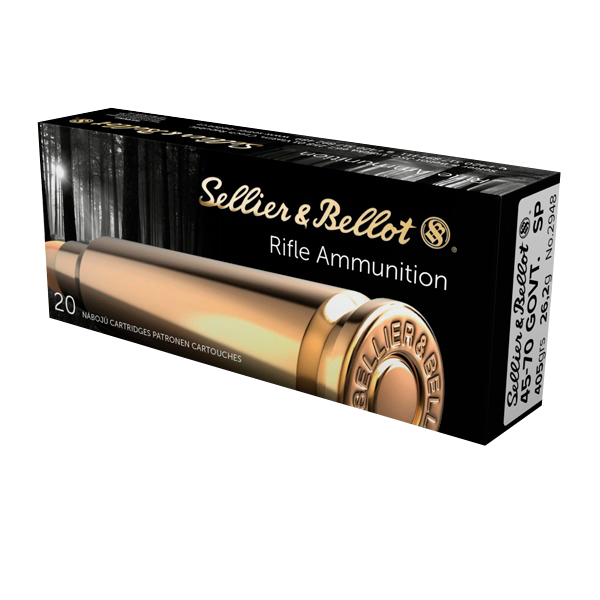 Sellier & Bellot .45-70 GOVT, 405gr, SP - 20 Rounds [MPN: SB4570A]