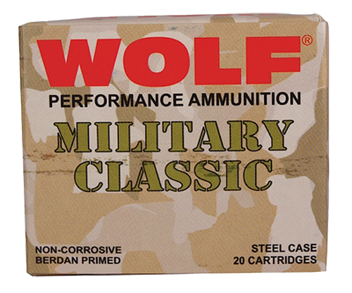 Wolf Military Classic .30-06 SPRINGFIELD, 168gr, SP - 500 Rounds [MPN: MC3006SP168]