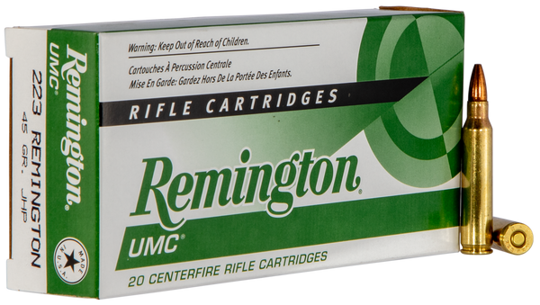 Remington .223 REM, 45gr, JHP - 20 Rounds [MPN: 23748]