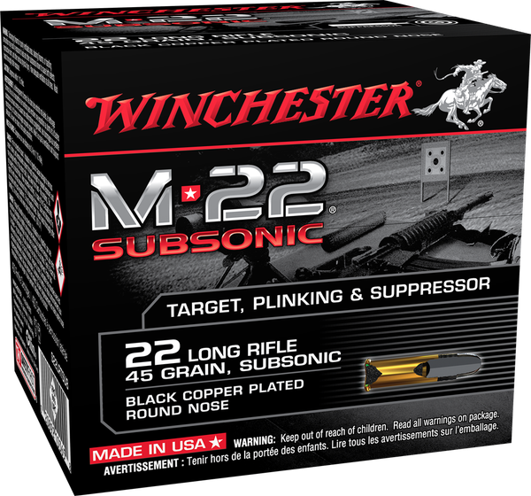 Winchester M-22 .22 LR, 45gr, BPLRN - 800 Rounds [MPN: S22LRTSU8]