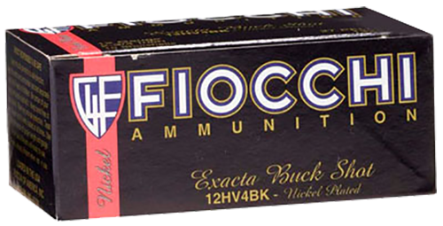 Fiocchi High Velocity 12 GA, 2-3/4in. 27 Pellet 4 Buckshot - 10 Rounds [MPN: 12HV4BK]