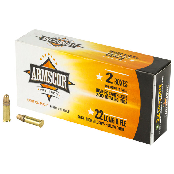 Armscor Precision .22 LR, 36gr, HP - 200 Rounds [MPN: 50321]