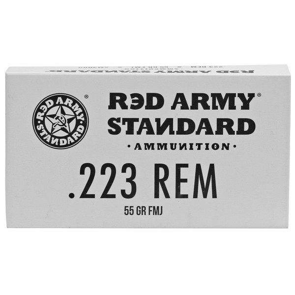 Century Arms Red Army Standard .223 REM, 56gr, FMJ - 500 Rounds [MPN: AM3268]