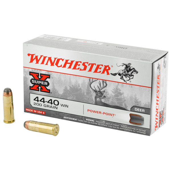 Winchester Super-X .44-40 WIN, 200gr, JSP - 50 Rounds [MPN: X4440]