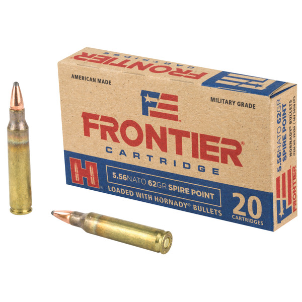 Frontier Cartridge 5.56X45MM, 62gr, Spire Point - 20 Rounds [MPN: FR280]