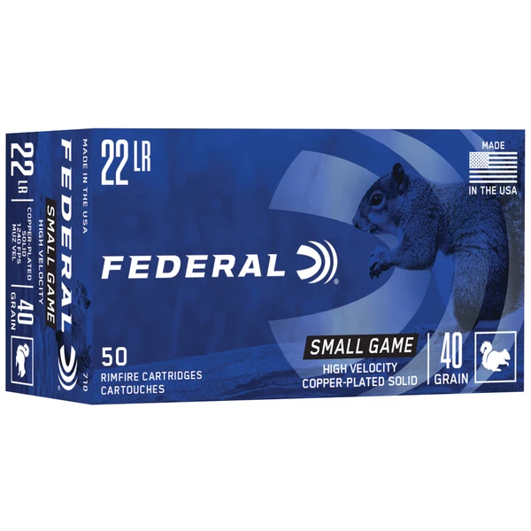 Federal Game-Shok .22 LR, 40gr, LRN - 50 Rounds