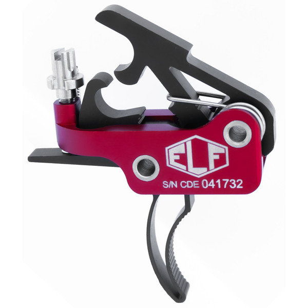 Elftmann Trigger Ar-15 3-gun - Curved Finger Adj 2.75-4lbs.