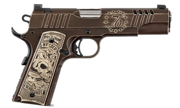 Auto-ordnance 1911 45acp 5" 7rd Colored Custom Engraved
